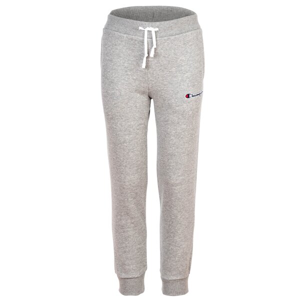 Champion Jungen Jogginghose - Sweatpants, lang, Bündchen, Logo, einfarbig Grau S
