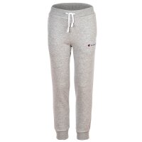 Champion Jungen Jogginghose - Sweatpants, lang, Bündchen, Logo, einfarbig Grau S