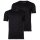 BOSS Mens T-Shirt, 2-pack - TShirtRN 2P Comfort, vest, round neck, cotton Black M (Medium)