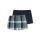 SCHIESSER Herren Boxershorts, 2er Pack - Shorts, Webware, Muster