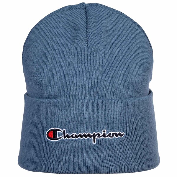 Champion Unisex Mütze - Beanie, Strickmütze, One Size, einfarbig Blau