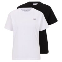 FILA Damen T-Shirt, 2er Pack - BARI tee double pack,...