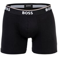 BOSS Herren Boxershorts, 6er Pack - Boxer Briefs 6P Power, Cotton Stretch, Logo Schwarz M