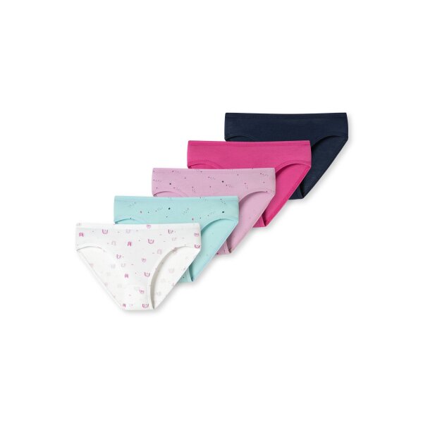 SCHIESSER Girls Briefs 5-pack - "Original Classics", underpants, pants, plain/patterned