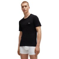 BOSS Herren T-Shirt, 6er Pack - RN 6P Classic, Rundhals, Kurzarm, Cotton, uni Schwarz S