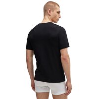 BOSS Herren T-Shirt, 6er Pack - RN 6P Classic, Rundhals, Kurzarm, Cotton, uni Schwarz M