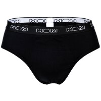 HOM Herren Mini Briefs, 3er Pack - Boxerline #2, Slips, Unterhose Schwarz/Grau/Blau M
