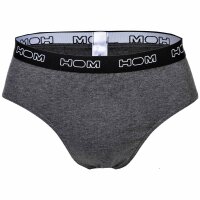 HOM Herren Mini Briefs, 3er Pack - Boxerline #2, Slips, Unterhose Schwarz/Grau/Blau M