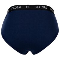 HOM Herren Mini Briefs, 3er Pack - Boxerline #2, Slips, Unterhose Schwarz/Grau/Blau M