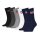 Levis Unisex 6-Pack Sports Socks - Regular Cut SPRTWR, Logo, ECOM White/Grey/Blue 39-42
