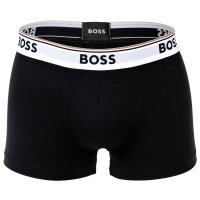 BOSS Mens Trunks, 3-pack - 3P Power, Boxer Shorts, Cotton Stretch, Logo, uni Black/White M (Medium)