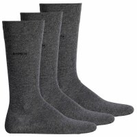 BOSS Mens Socks, 3 Pack - 3P RS Uni Colors CC, Finest Soft Cotton, Cotton Mix Grey 39-42 (UK 5-8)
