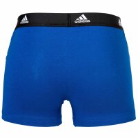 adidas Mens Boxer Shorts, 3-Pack - Trunks, Active Flex Cotton, Logo, plain Grey/Multi L (Large)