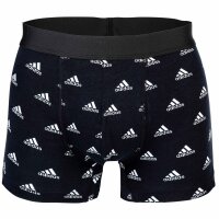 adidas Mens Boxer Shorts, 3-Pack - Trunks, Active Flex Cotton, Logo, plain Grey/Multi L (Large)