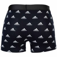 adidas Mens Boxer Shorts, 3-Pack - Trunks, Active Flex Cotton, Logo, plain Grey/Multi L (Large)