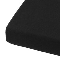 JOOP! Spannbetttuch - Mako-Jersey, Bettlaken, uni Schwarz 150x200cm