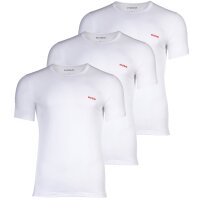 HUGO Mens T-Shirt, 3-Pack - Round Neck, Short Sleeve, Logo, Cotton, uni