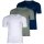 HUGO Herren T-Shirt, 3er Pack - Rundhals, kurzarm, Logo, Baumwolle, uni