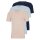 HUGO Mens T-Shirt, 3-Pack - Round Neck, Short Sleeve, Logo, Cotton, uni