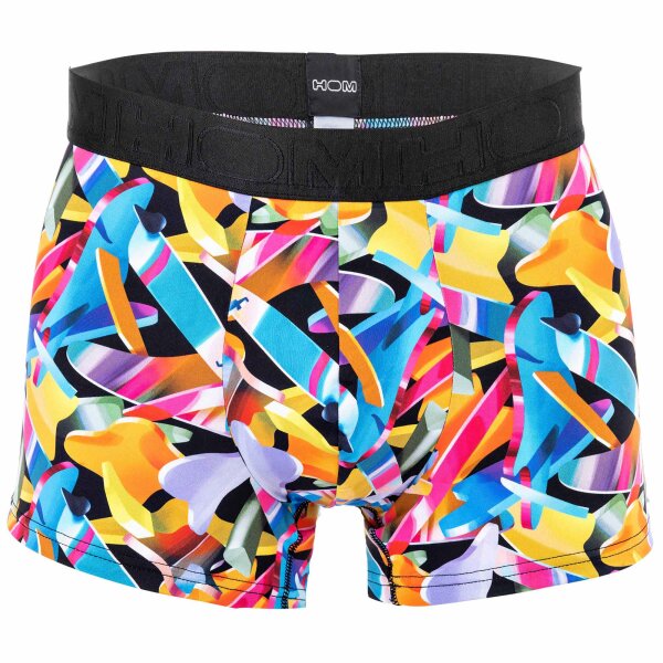 HOM Mens Boxer Shorts - Figueras, Boxer Brief, Multicolor Pattern