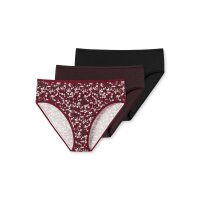 SCHIESSER Ladies Briefs 3-Pack - Underwear, Underpants, Cotton, Patterned, unicolored