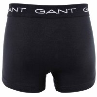 GANT Jungen Boxer Shorts, 3er Pack - Trunks, Cotton Stretch, einfarbig  Schwarz 170