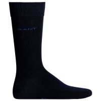 GANT Mens Socks, 6 Pack - D1. Soft Cotton Socks, Stockings, Logo, Plain Blue 40-42 (UK 6.5-8)