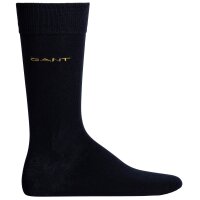 GANT Mens Socks, 6 Pack - D1. Soft Cotton Socks, Stockings, Logo, Plain Blue 40-42 (UK 6.5-8)