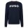 HUGO Herren Sweater - DEM, Sweatshirt, Rundhals, French Terry, Logo, Cotton