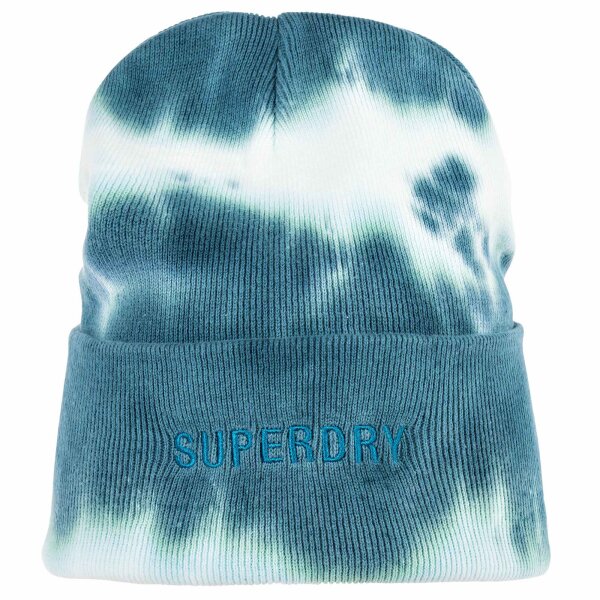 Superdry Unisex Beanie - VINTAGE DYED BEANIE, Knitted cap, One Size, Tie Dye