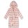 Sanetta Girls Bathrobe - Swimwear, Cotton, Hood, Pocket, Stripes Pink/White 104