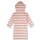 Sanetta Girls Bathrobe - Swimwear, Cotton, Hood, Pocket, Stripes Pink/White 176