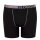 Sloggi Mens Long Boxer Shorts, 6 Pack - GO ABC NATURAL H Short, Organic Cotton Black S (Small)