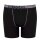 Sloggi Mens Long Boxer Shorts, 6 Pack - GO ABC NATURAL H Short, Organic Cotton Black S (Small)