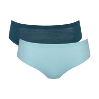 Sloggi Ladies Hipster, 2-pack - Underwear, Underpants, ZERO +Motion Hipster C2P, Polyester, Logo, Solid color
