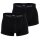 Sloggi Herren Boxershorts, 2er Pack - Basic Short 2P, Unterwäsche, Unterhose, Baumwolle, Logo, einfarbig
