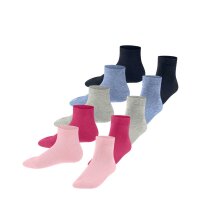 ESPRIT Kinder Socken, 5er Pack - Sneakersocken, einfarbig, Bio-Baumwolle