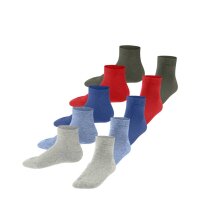 ESPRIT Kinder Socken, 5er Pack - Sneakersocken, einfarbig, Bio-Baumwolle