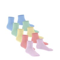 ESPRIT Kinder Socken, 5er Pack - Sneakersocken, einfarbig, Bio-Baumwolle Pastell 27-30