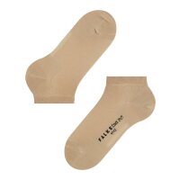 FALKE Mens Sneaker - Cool 24/7, socks, climate active sole, solid colours Beige 7-8 UK