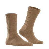FALKE Men Socks - Carpet in Shoe, Merino Wool, plain Colours Brown 41-42 (UK 7-8)