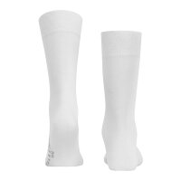 FALKE Herren Socken - Cool 24/7, Businessstrumpf, Kurzstrumpf, Uni Weiß 41-42
