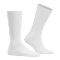 FALKE Mens Socks - Cool 24/7, Business Stockings, Short Stockings, Uni White 7-8 UK