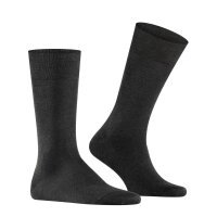 FALKE Herren Socken - Cool 24/7, Businessstrumpf, Kurzstrumpf, Uni Anthrazit 41-42