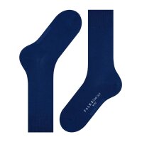 FALKE Herren Socken - Cool 24/7, Businessstrumpf, Kurzstrumpf, Uni Blau 45-46