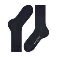FALKE Herren Socken - Cool 24/7, Businessstrumpf, Kurzstrumpf, Uni Dunkelblau 45-46