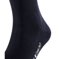 FALKE Herren Socken - Cool 24/7, Businessstrumpf, Kurzstrumpf, Uni Dunkelblau 45-46