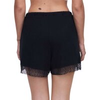 Femilet Damen Lounge-Shorts - Hose, Short, Modal, Spitze, kurz, einfarbig
