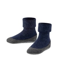 FALKE Kids slippers - Cosyshoe, slippers, anti-slip, virgin wool Dark blue 31-32