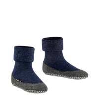 FALKE Kids slippers - Cosyshoe, slippers, anti-slip, virgin wool Dark blue 31-32